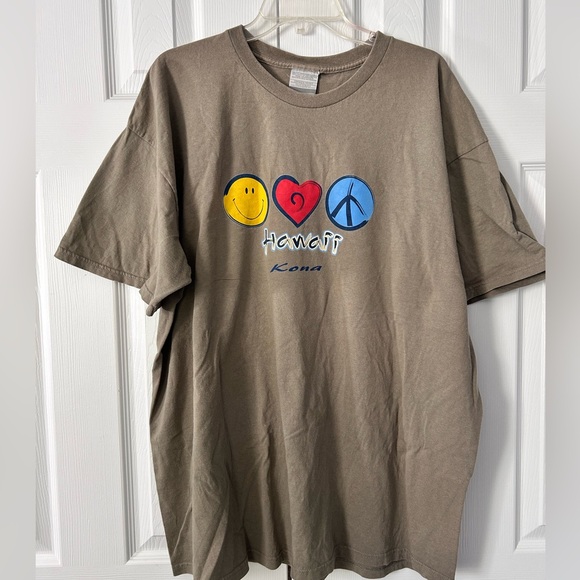 Vintage Men’s T Shirt Hawaii Kona XXL Cotton Made in Mexico Graphic Short Sleeve - Picture 2 of 10